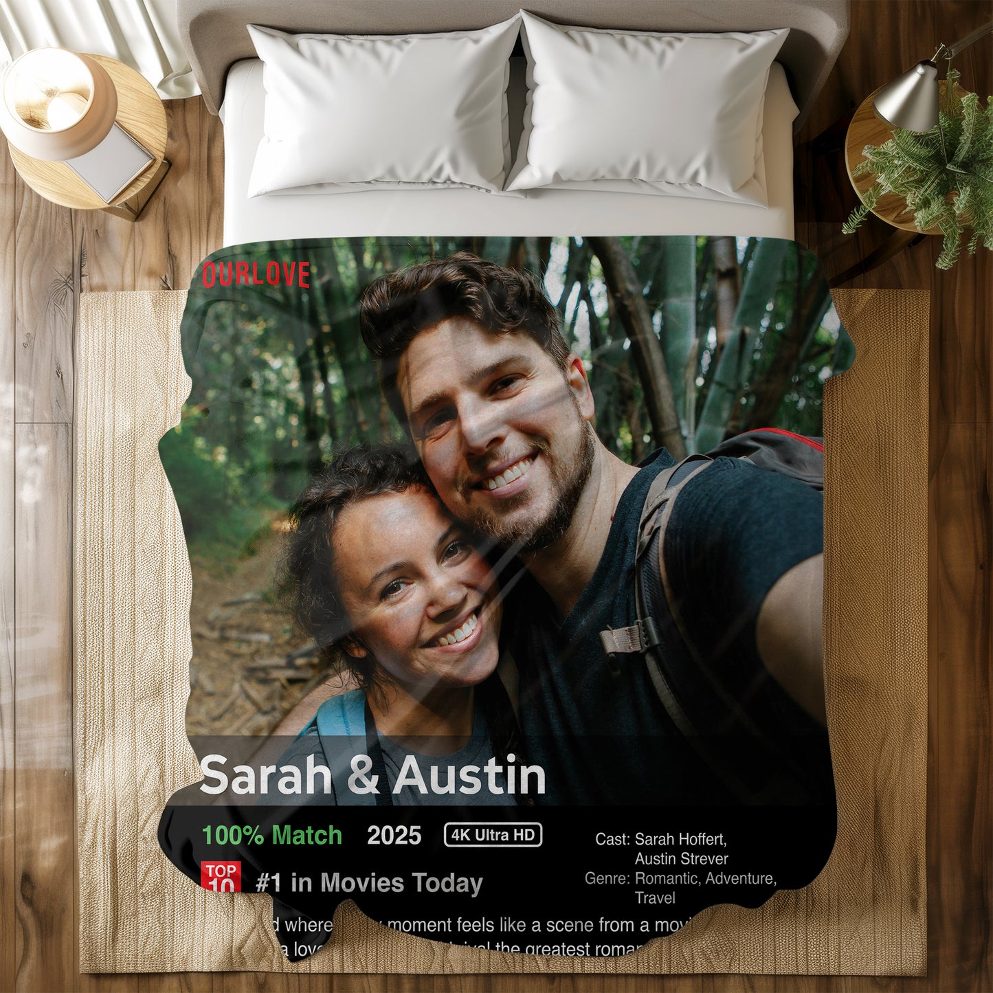 Our Love Blanket Custom Gift For Couples at To Have To Hold tohavetohold.shop